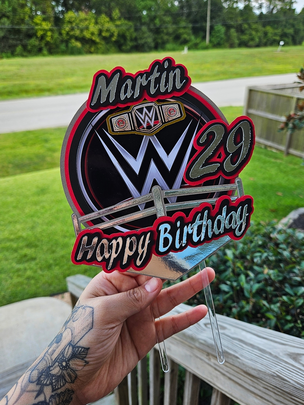 WWE Cake Topper